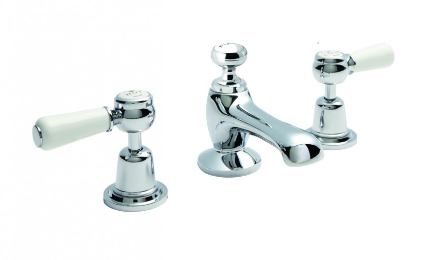 CTB125 Victrion Lever 3 Hole Basin Mixer